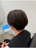 後頭部まるみの“大人ショート