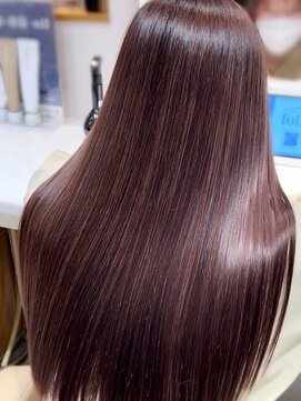 ピークアブー 銀座中央通り(PEEK-A-BOO) 髪質改善ストレート/レッドヘアカラー/スーパーロング