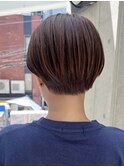 20代30代前髪なしショートハンサムショート丸みショートレイヤー