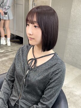 ロンド 表参道店(Lond) ボブ 切りっぱなしボブ タッセルボブ