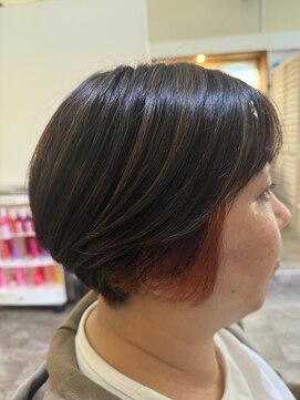 クオレ(CUORE) 【大人ショート×イヤリングカラー♪】内埜