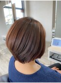 綺麗な後ろシルエットボブスタイル