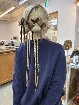 エルム 府中(yelm) 【ヘアアレンシ×ベージュカラー】#ヘアメイク#へアセット