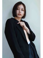 グリーン レーベル 川崎店(Green label)&nbsp;濡れ感で魅せる大人ミニボブ