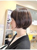 丸みショートボブ