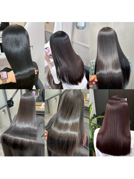 アレンヘアー 八尾店(ALLEN hair)の写真/≪八尾駅/髪質改善≫オリジナル技術で自然でまとまる潤い艶ストレート!思わず触りたくなるような美髪に
