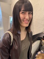 バローチェ 大阪 堀江(Barouche)&nbsp;【Barouche/中島綾子】　ミディアムヘア　顔周りカット　堀江