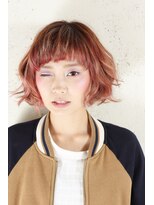 ピース(piece)&nbsp;ピンクフラワーボブ