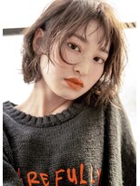 ヘアーアンドアトリエ マール(Hair&Atelier Marl)&nbsp;【Marl】アッシュベージュの無造作ショートボブ♪