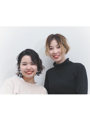 人気の女性スタイリスト【Ari】＆【ARA】親しみやすい雰囲気と高い技術力であなたの希望を叶えます＊