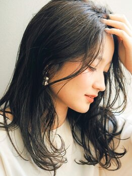 クリーク オブ ヘアー 西原店(CLIQUE of hair)の写真/≪カット+THROWカラー¥12320→¥9856≫絶妙な透け感ややわらかい質感が人気の秘密。 ワンランク上のヘアに!