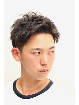 ヘアーアンドグルーミング ヨシザワインク(HAIR&GROOMING YOSHIZAWA Inc.) アップバングツーブロックパーマ爽やかメンズパーマ髪質改善床屋