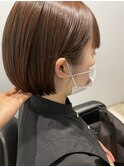 【フェミニンショートボブ】