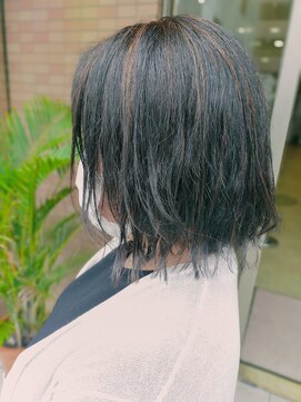 エイチ エアー ダヴ H air DAV調布北口 白髪ぼかしハイライトメッシュ