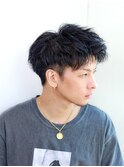 チェイスアップショート　アップバング　刈り上げ　ツーブロック
