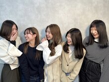 ◎【女性デザイナー中心のsalon】staffのスタイリストは女性デザイナーが多数◎気持ちを汲み取ります◎