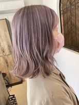 ラビスモア(Lovis moa)&nbsp;切りっぱなしボブ/ピンクブラウン/エアリーロング/美髪のススメ
