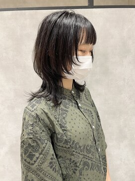 クーナバイトマト 横浜(Cuna by TOMTO) 【HOSSY】顔まわりレイヤー_ウルフカット☆レイヤーカット