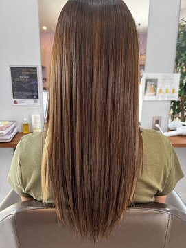 ラブヘアーノット(love hair knot) ロングレイヤー/髪質改善ストレート/20代/30代/ブリーチ毛