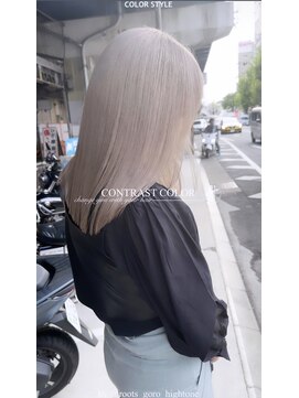 ルーツ(Roots) goro ホワイトシルバー #ハイトーンカラー