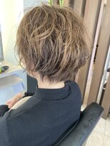 マイノリティー 石橋店(Minority)&nbsp;くせ毛ショート　大人ショート　ミルクティーベージュ