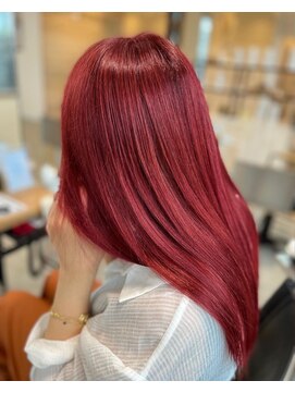 グランデュール 静岡インター通り店(GRANDEUR) ブリーチonピンクカラー