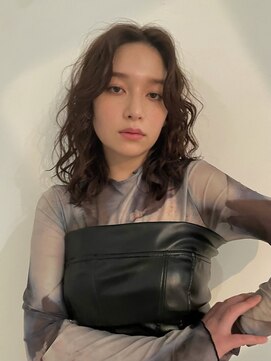 エアー 青山(AIR) ラフパーマ【モカブラウン】