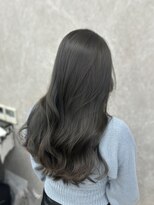 アルドーレフィエロ シンサイバシ(Ardore fiero shinsaibashi) ブリーチなし/アッシュグレージュ/アッシュブラック【小山田繭】