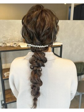 バレッタ(barretta) 結婚式ロングヘアセット