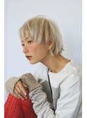 ハイトーンマッシュショート