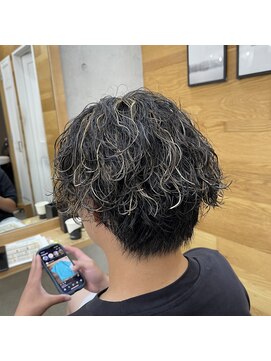 オーブ ヘアー ニーナ 麻生店(AUBE HAIR nina) ハイライトツイストスパイラルパーマ