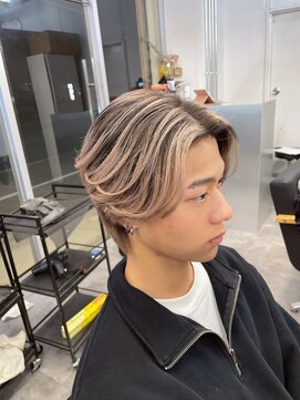 メンズサロン キング 梅田店(Men’s salon K!ng) 波巻きツイストスパイラルパーマ/フェザーパーマ/眉毛/メンズ