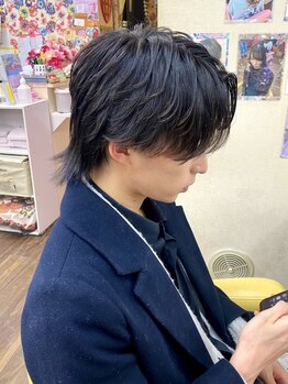 ヘアセットアップス(UP's)の写真/女装やアニメコスなど幅広く対応☆ナチュラルメンズセット¥2000/ナチュラルメンズフルメイク+セット¥4850