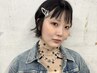 【yuuka指名限定】透明感カラー+トリートメント　ポイントメイク付き　9900円
