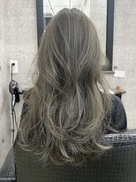 ラ メール ヘア デザイン(La mer HAIR DESIGN)&nbsp;バレイヤージュコントラストハイライトミルクティーベージュ