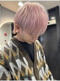 色落ちまで可愛いホワイトピンク