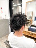 【メンズ★大名】ツイストスパイラルパーマ×刈り上げスタイル