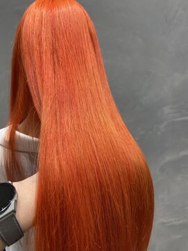 ナンバー 大分中央町店(N°) 【ワンブリーチ】で叶える高発色【ビビッドオレンジ】カラー