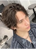 フェザーパーマウルフスタイル　【下北沢/men's/メンズパーマ】