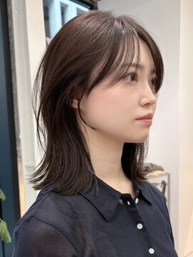 アビーファイブ(ABBEY 5) 大人ボブ銀座レイヤーカット有楽町ミディアムボブベージュ