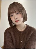 ブリーチなしカラー伸ばしかけヘア簡単スタイリング小顔ヘア