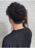 波巻きツイストスパイラルパーマ ツーブロック 束感 20代 30代