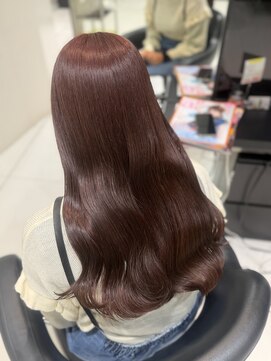 アヴァンス イオンモール和歌山店(AVANCE) ブリーチなしワインレッド【松本扇玖】