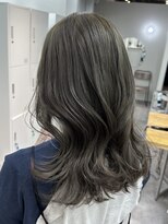 ヴェルダ 池袋店(verda) 【verda】ブリーチなしダブルカラー オリーブグレージュ