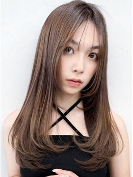 オーガニック ライフ 若葉 鶴ヶ島(organic+life) 春のヘーゼルブラウン×ハイライト◎ロングレイヤー