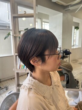 アシャ ヘアー ソリューション 神戸店(asha hair solution) イメチェン/ピンクベージュ/アンブレラカラー/前髪/摂津本山