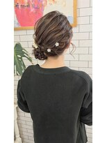リール(THE RIRE.)&nbsp;＊THERIRE. 結婚式ヘア×サイドアップアレンジ＊