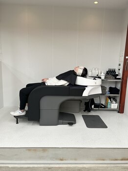 早川理容(hykw/barber)の写真/4割以上がご予約されます　ヘッドスパ用の音楽を流しながら他店にない居心地空間で嗜み時間をどうぞ