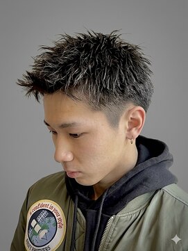 グロウ 博多店(growth) 博多メンズスパイキーショート