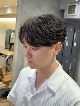 曲がる縮毛矯正専門店 バイ レイズ 名駅(RAYS) ニュアンスフェザーパーマ毛流れセンターパート h